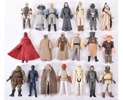 Selection of Vintage Star Wars Figures, some complete with partial accessories, etc. Including Logray, Dengar, Hoth Stormtroo