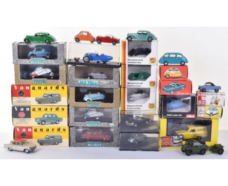 Quantity Of Messerschmitt, Isetta and other models, including boxed: Quiralu re-issues Isetta, Vespa 400, 6 x Vitesse Messers