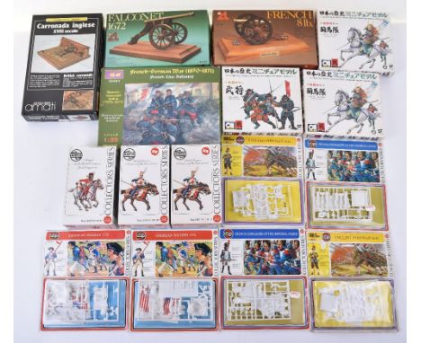 Airfix Collectors Series 54mm Construction Kits, including: 5 x American soldiers 1775, 3 x 42nd Highlanders (Black Watch) 2 