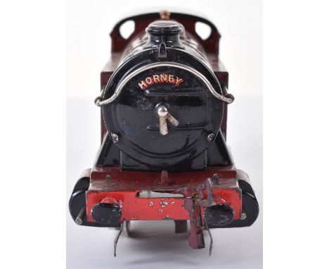 Hornby Series 0 gauge c/w 0-4-0 No.1 LMS Special Tank engine, engine No.15500 in maroon livery, good condition, few paint rub