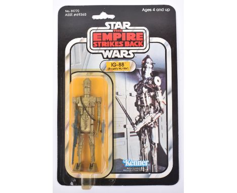 Kenner Star Wars The Empire Strikes Back IG-88 (Bounty Hunter) Vintage Original Carded Figure, 3 ¾ inches mint, with a very g