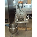 Alfa 20qt Mixer with bowl and parts, Model 2020, Capacity: 20qt, Energy: 110V, 60hp, 1ph, Mixer