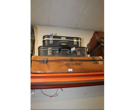 THREE VINTAGE SUITCASES