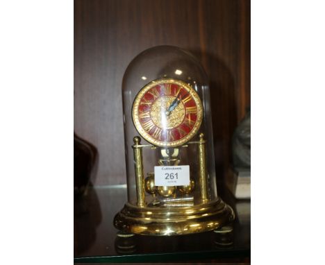 A DOME TOP 'KERN' MANTLE CLOCK