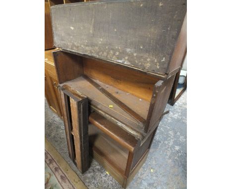 A GLOBE WERNICKE BOOKCASE  A/F