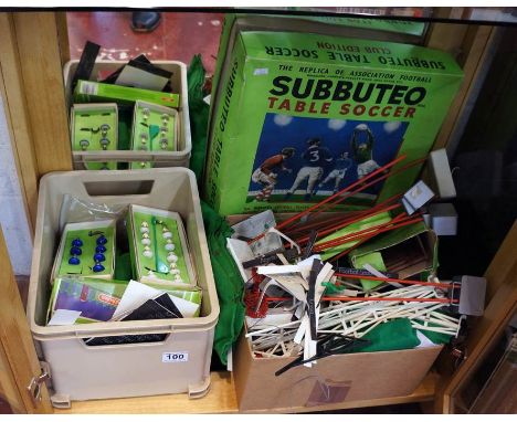 Large collection of Subbuteo games and figures