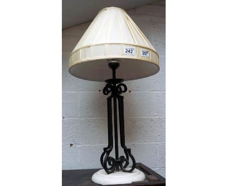 Large rustic table lamp