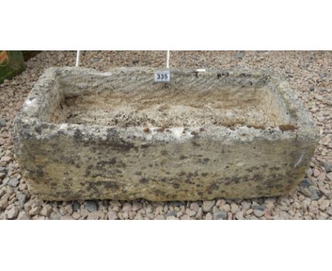 Small stone trough