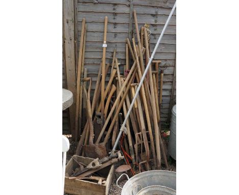 Large collection of garden tools etc