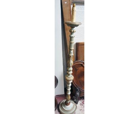 Painted standard lamp