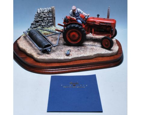 Border Fine Arts - Farm / Tractor Interest - a charming Border Fire Arts made limited edition resin figurine / statue B0094 '