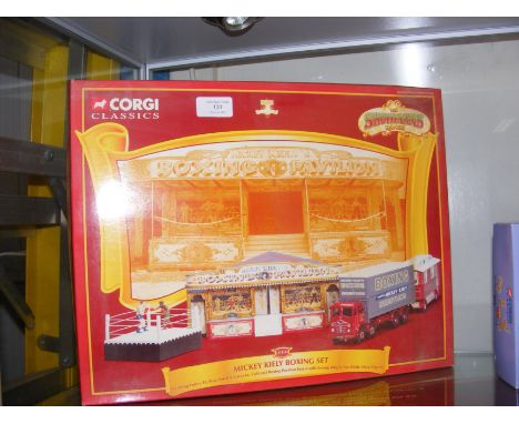 A boxed Corgi Mickey Kiely Boxing Circus boxing set No. 31012