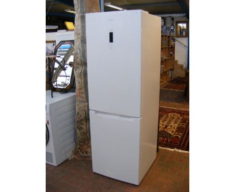 A Statesman upright fridge freezer in white 