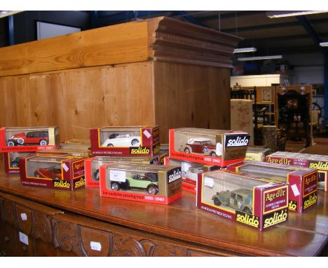 A quantity of Solido die cast model vehicles 