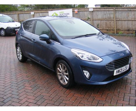 FROM A DECEASED'S ESTATE - Ford Fiesta Titanium Turbo - Reg. No. HW21 LCU, 5 Dr hatchback, petrol car, First Registered 07.05