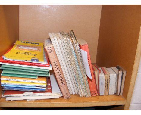 Travel Guides and Ordnance Survey Maps, including Ward Lock - Dartmoor and Criccieth 