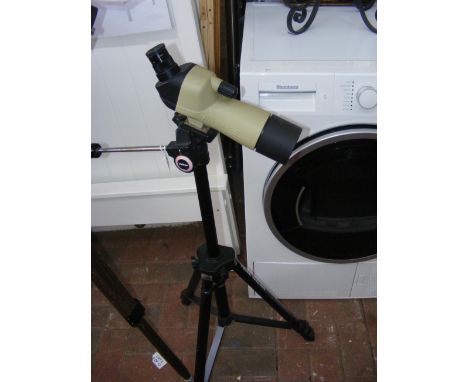 A Nikon Spotting Scope on Velbon Stratos 460Q Tripod Stand 