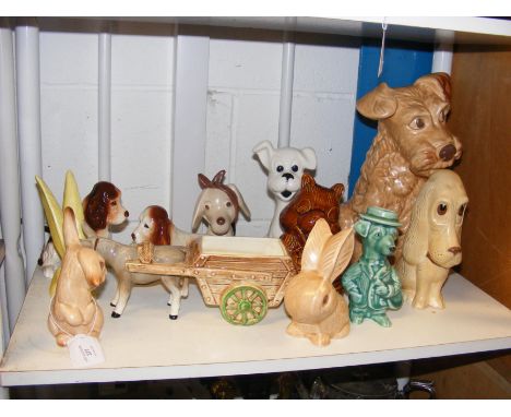 A collection of Sylvac ornaments 
