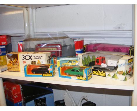 Solido die cast model vehicles and others 