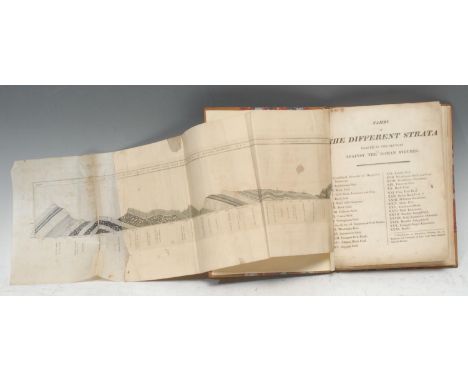 Geology, Local Interest - Local Provincial Imprint, Watson (White, F.L.S.), A Delineation of the Strata of Derbyshire, Formin