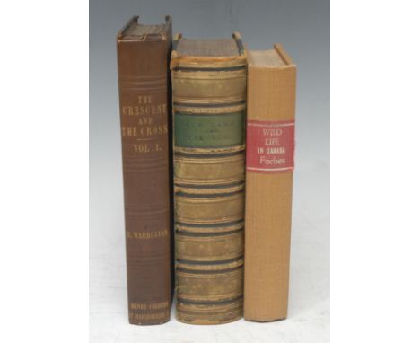 Travel - India, Forbes (Gordon S., Madras C.S. (Retired)), Wild Life in Canara and Ganjam, first and only edition, London: Sw