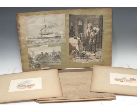 M.H. Long (second-half, 19th century), after Joseph Mallord William Turner RA (1775-1851), seven Vignette Drawings, from the 