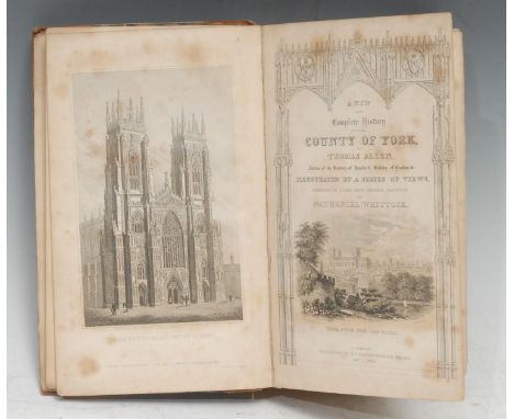 Topography - Yorkshire: Allen (Thomas), A New and Complete History of the County of York [...], Illustrated by a Series of Vi