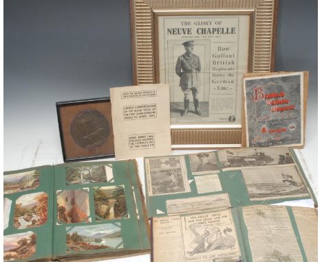 World War One - Yorkshire Interest, a Memorial Plaque, Lance-Corporal Edward Jobson, Royal Engineers, of the New Inn, Thornto