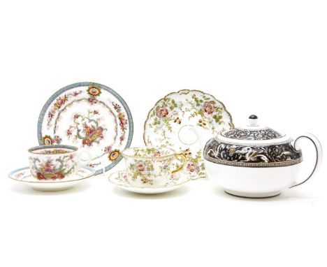 An Aynsley 'Cottage Garden' dinner service for six, two part tea set, etc