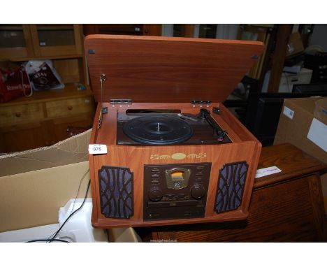 A Derens hi-fi/record player, etc.