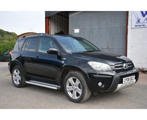 A 2008 Toyota Rav 4 Diesel Estate 2.2D - 4D T180 5 door, 2,231 cc Diesel engined 6-speed manual gearbox motor vehicle finishe