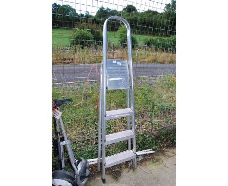 Four rung step ladder.