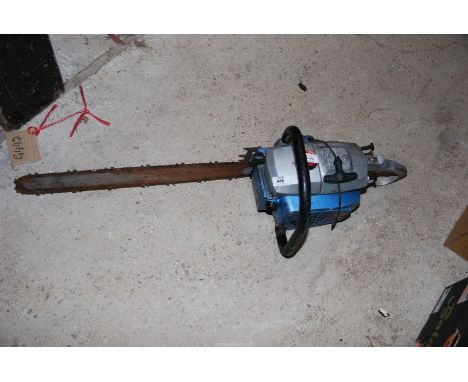 A Danarm chainsaw with 19'' cutter bar (no chain brake).
