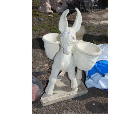A large  'Donkey' planter / garden feature.