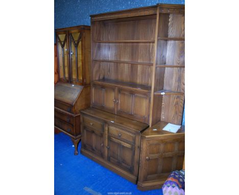 A Ercol old colonial mural buffet style dresser. 