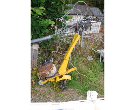 An Alko MH370/V petrol rotavator with Briggs &amp; Stratton engine - turns ok.