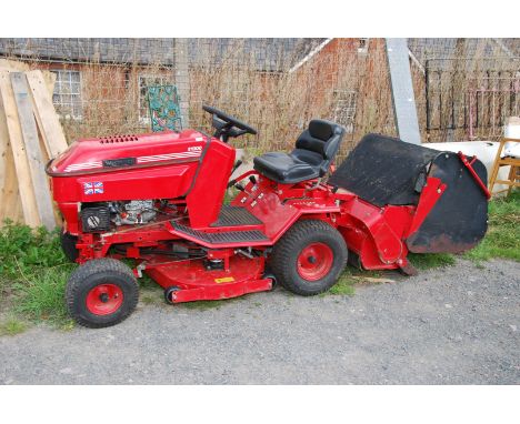 A Westwood S1300 Lawn Tractor ride on mower with 36" Cutting Deck, 12½ HP Briggs &amp; Stratton Engine, Powered Sweeper and G