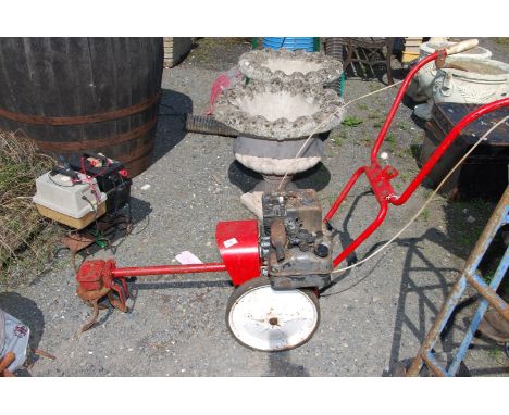 A rotavator with a Briggs &amp; Stratton engine - for spares or repairs.