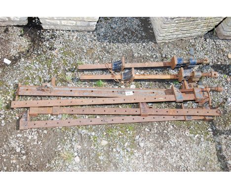 Six short sash clamps - 2 x 20" &amp; 4 x 32".