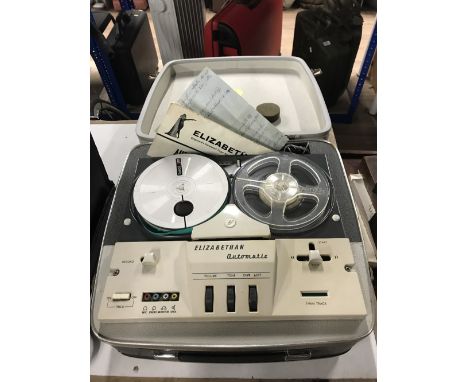 VINTAGE ELIZABETHAN TAPE RECORDER