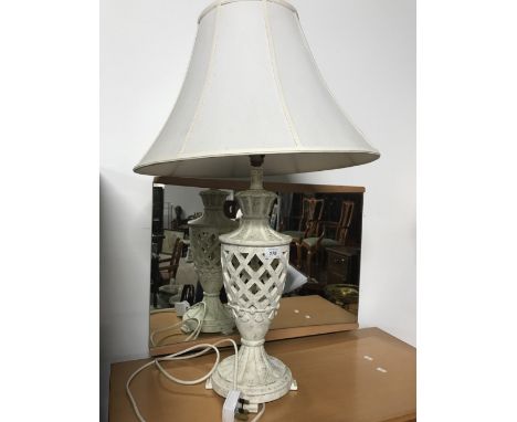 LARGE PLASTER LAMP