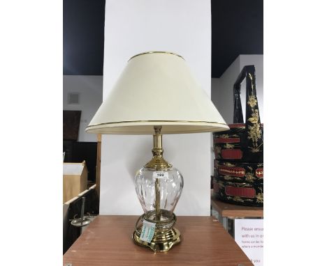 GLASS TABLE LAMP