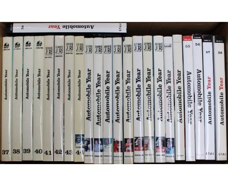 Motorsport: A collection of assorted motorsport interest books to comprise: Automobile Year annuals, 1989-2015; Autocourse an