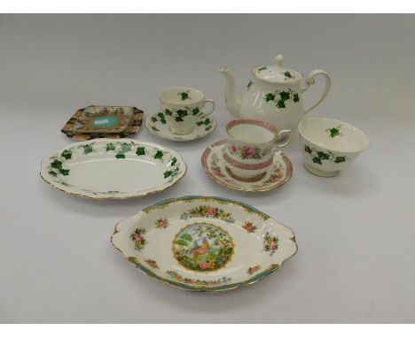 Royal Albert Richmond tea set, together with Colclough china