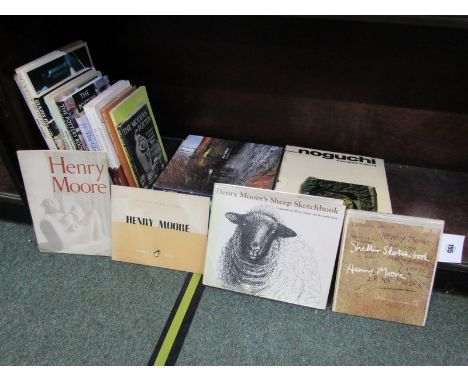 HENRY MOORE, "Shelter Sketch Book", 1940, together with 3 other titles by Henry Moore, also selection of art reference books 