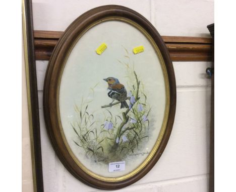 Christopher Scales, watercolour study "The Chaffinch" dated 1979