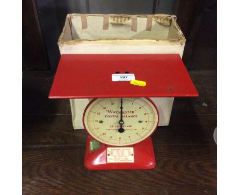 A set of Scottish postal scales 