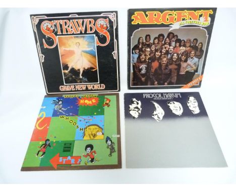 Two Procol Harum LP's Home (Regal Zonophone) and Broken Barricades. Also Argent All Together Now and Strawbs Brave New World 