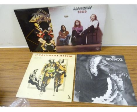 4 x Ground Hogs LP's to include Black Diamond, Thank Christ For The Bomb and Solid (all UK first pressings). 