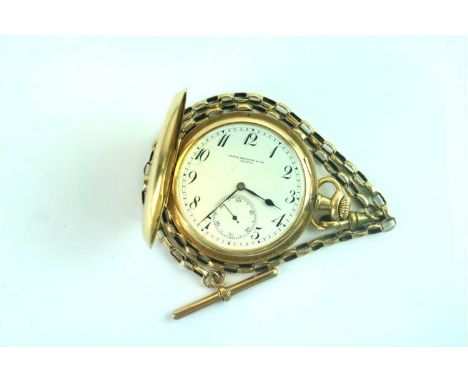 A 14ct Gold Patek Philippe Hunter Pocket Watch Manufacturer: Patek Philippe Model Name: N/A Year: Circa 1910-1915 Case No: 26